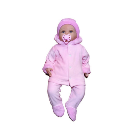 GAJI / Súprava krabička zimná zamat - ružová