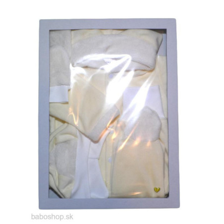 GAJI / Súprava krabička zimná zamat - žltá