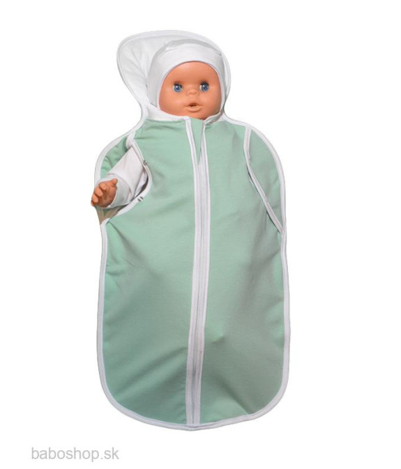 GAJI / Ulitka s otvormi pre rúčky - sv.zelená