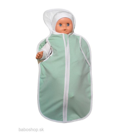 GAJI / Ulitka s otvormi pre rúčky - sv.zelená