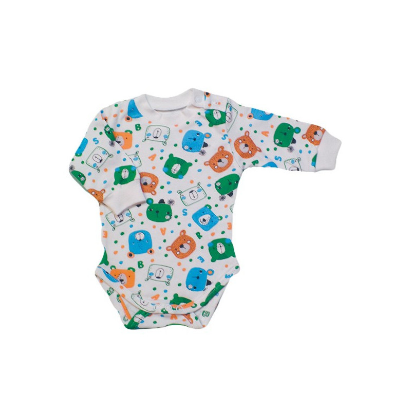 GAJI / Body dlhý rukáv bočné zapínanie obojlíc - vzor3