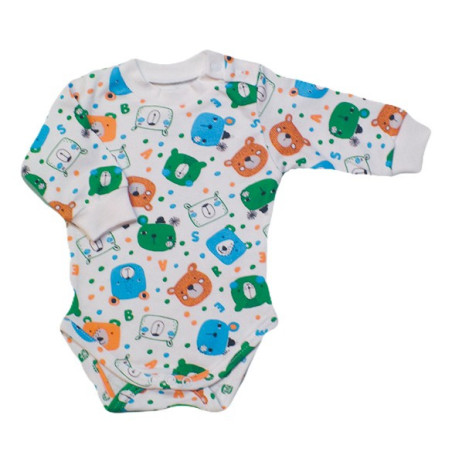 GAJI / Body dlhý rukáv bočné zapínanie obojlíc - vzor3