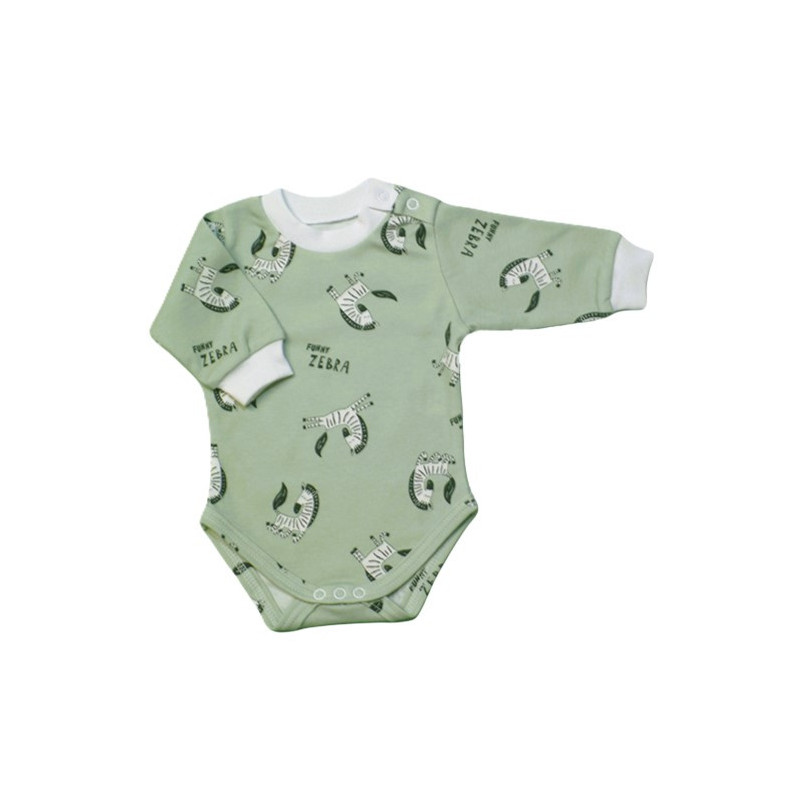 GAJI / Body dlhý rukáv bočné zapínanie obojlíc - vzor5