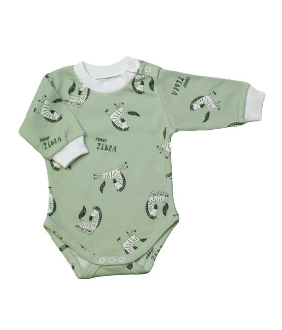 GAJI / Body dlhý rukáv bočné zapínanie obojlíc - vzor5