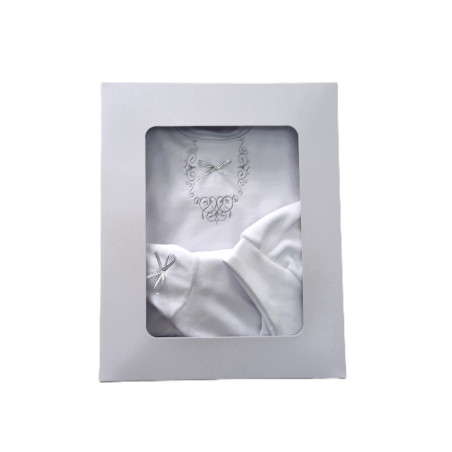 GAJI / Súprava 3-dielna zamat chlapec - strieborná