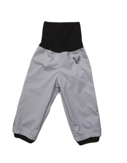 Nohavice softshell s flisom - sivá /v.86/
