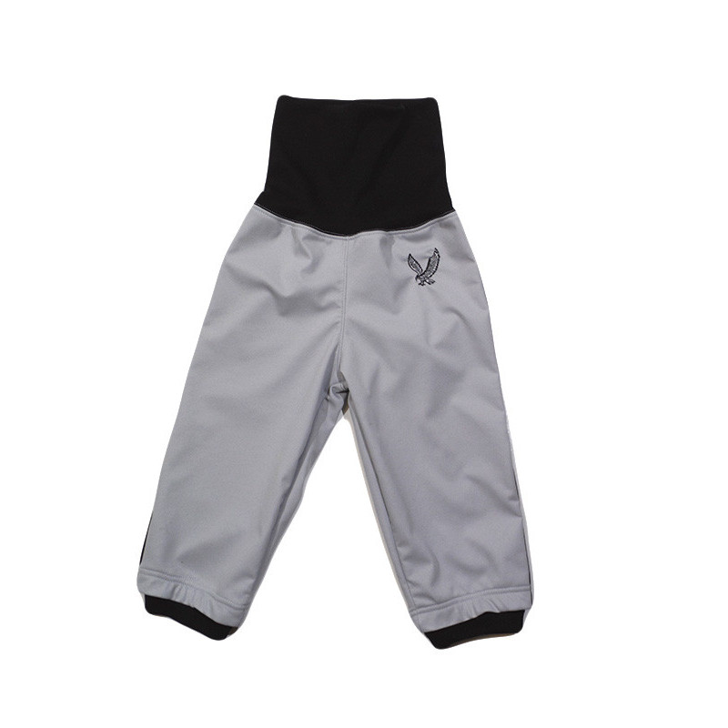 Nohavice softshell s flisom - sivá /v.86/