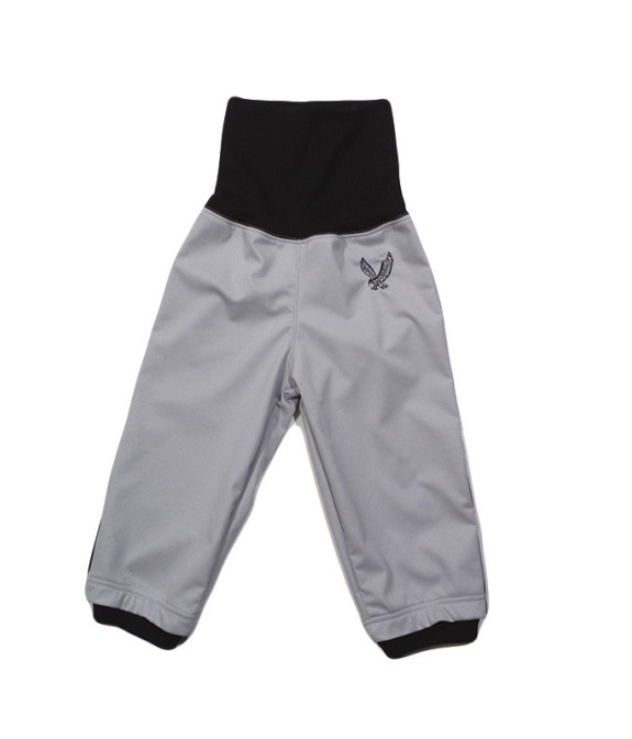 Nohavice softshell s flisom - sivá /v.86/
