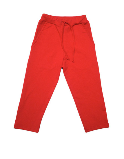 GAJI / Tepláky s vreckom - červená