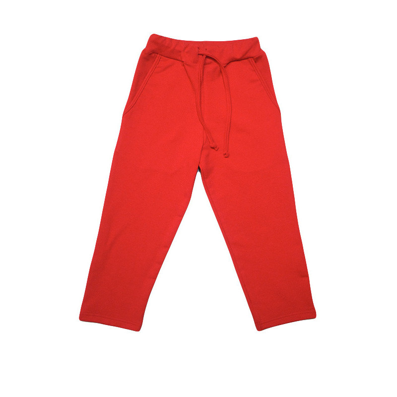 GAJI / Tepláky s vreckom - červená