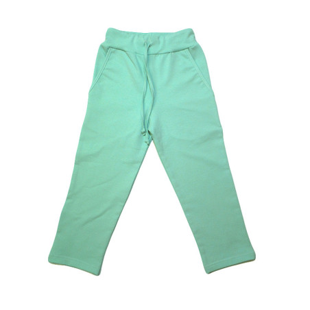 GAJI / Tepláky s vreckom - sv.zelená