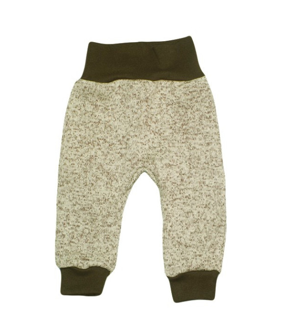 GAJI / Tepláky úplet - bežovohnedá