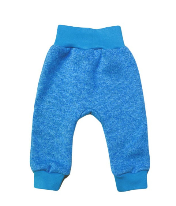 GAJI / Tepláky úplet - tyrkysová