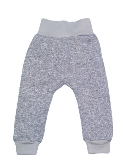 GAJI / Tepláky úplet - sv.sivá