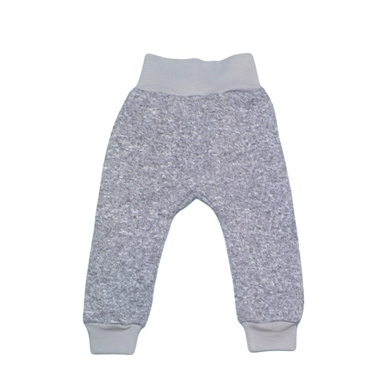 GAJI / Tepláky úplet - sv.sivá