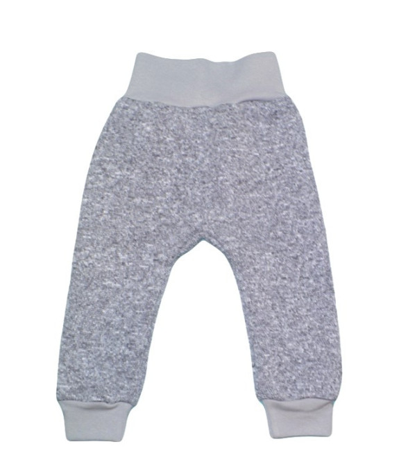 GAJI / Tepláky úplet - sv.sivá