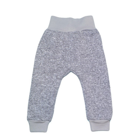 GAJI / Tepláky úplet - sv.sivá