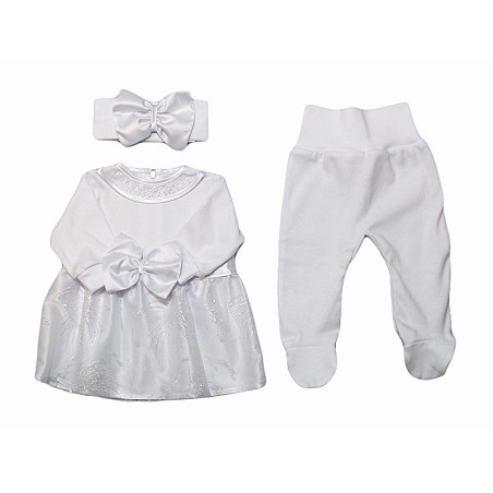 GAJI / 3-dielna súprava na krst - dievčenská