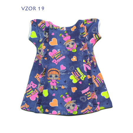 Šaty s volánmi - vzor19 /v.92/