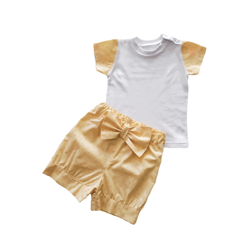 GAJI / Súprava dievčenská letná - žltá