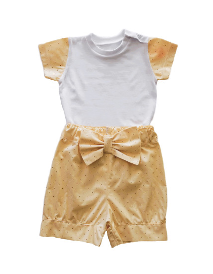 GAJI / Súprava dievčenská letná - žltá