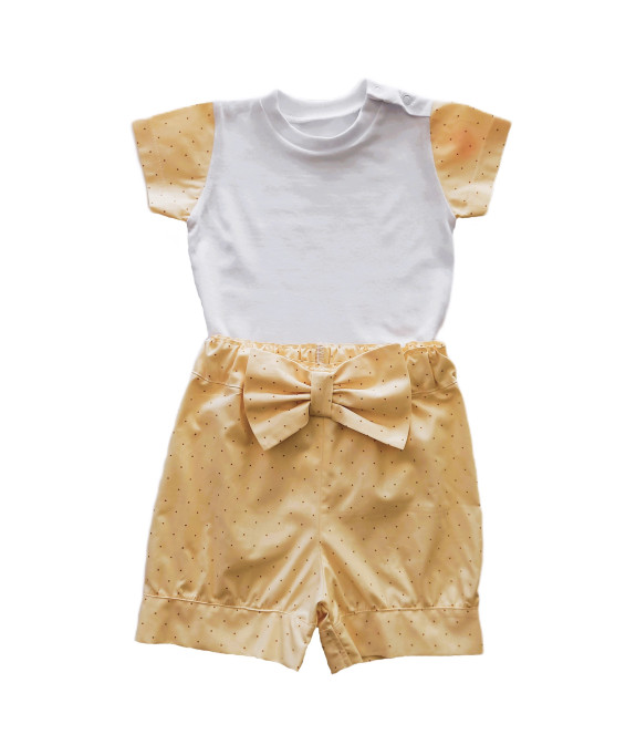 GAJI / Súprava dievčenská letná - žltá