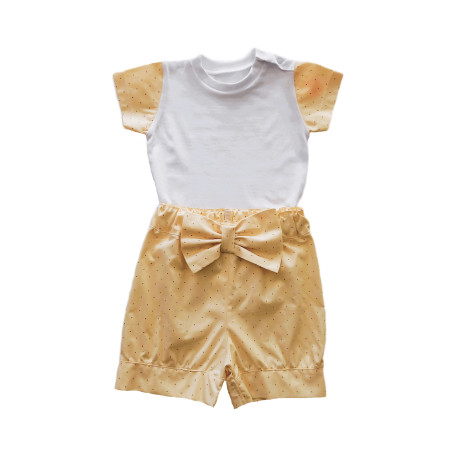 GAJI / Súprava dievčenská letná - žltá