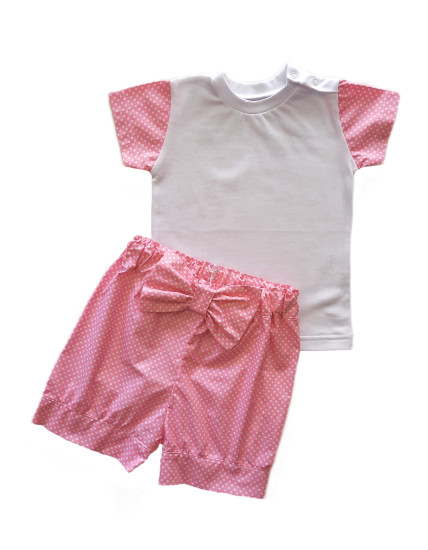 GAJI / Súprava dievčenská letná - ružová