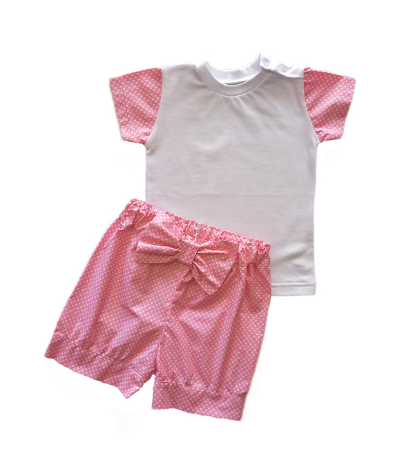 GAJI / Súprava dievčenská letná - ružová