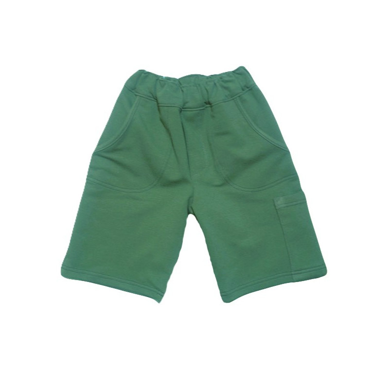 GAJI / Bermudy s vreckami - zelená