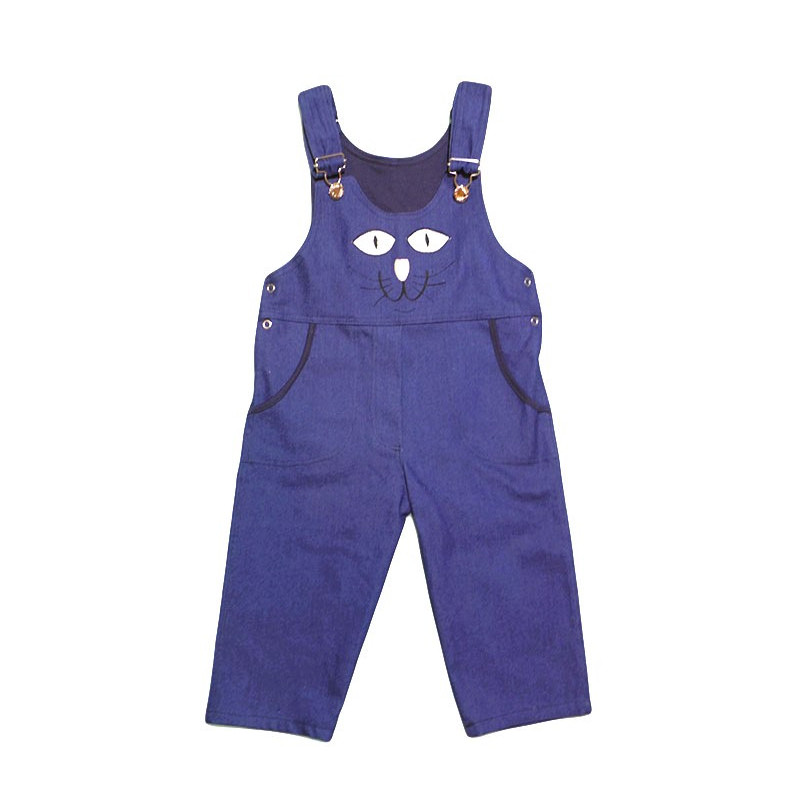 GAJI / Nohavice s výšivkou rifľovina