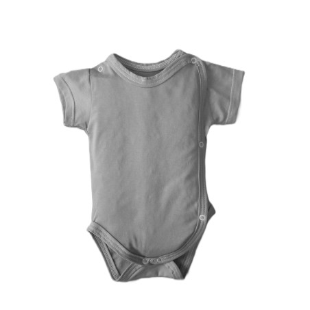 GAJI / Body krátky rukáv otvorené - sivá