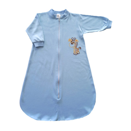 GAJI / Spací vak - vyšívaný - modrá