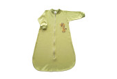 GAJI / Spací vak s výšivkou - sv.zelená