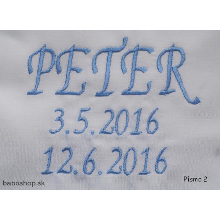 GAJI / Košieľka na krst - vzor22