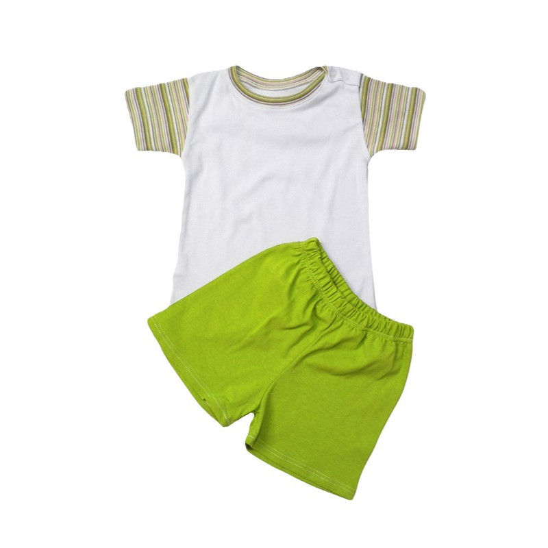 Súprava tričko + kraťasy kombinované /v.92/ - zelená