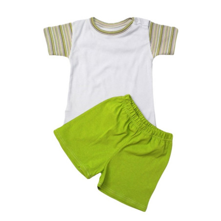 Súprava tričko + kraťasy kombinované /v.92/ - zelená