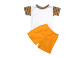 Súprava tričko + kraťasy kombinované /v.92/ - žltá