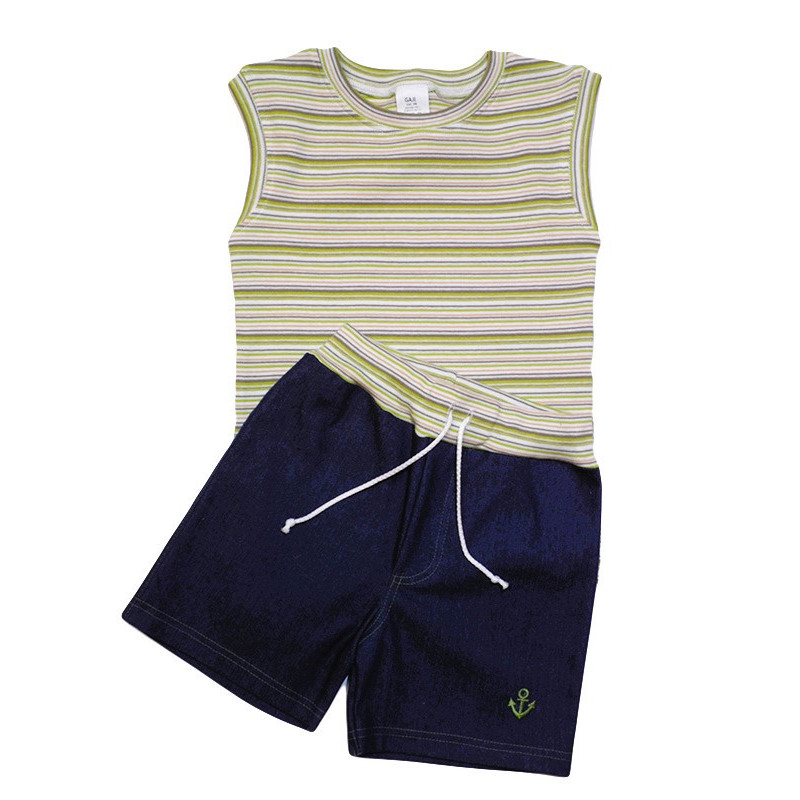 Súprava tričko + kraťasy /v.98/ - zelená