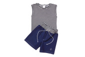 Súprava tričko + kraťasy v.98 - sivá