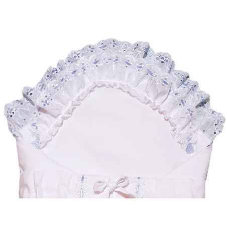 GAJI / Zavinovačka 5cm madeira prepletená 2xfodra - modrá