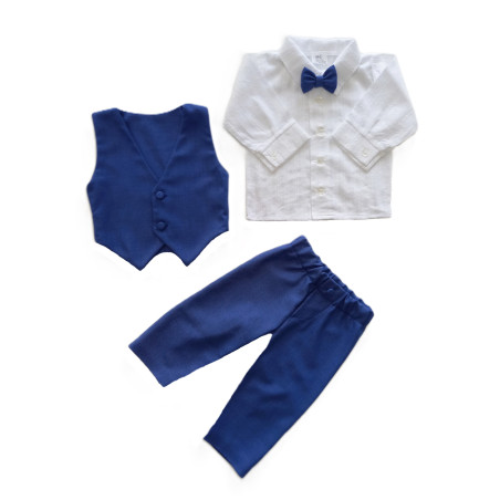 GAJI / Oblek/súprava fešák II - modrá