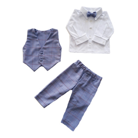 GAJI / Oblek/súprava fešák II - sv.modrá