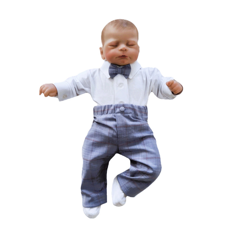 GAJI / Oblek/súprava fešák - sv.modrá