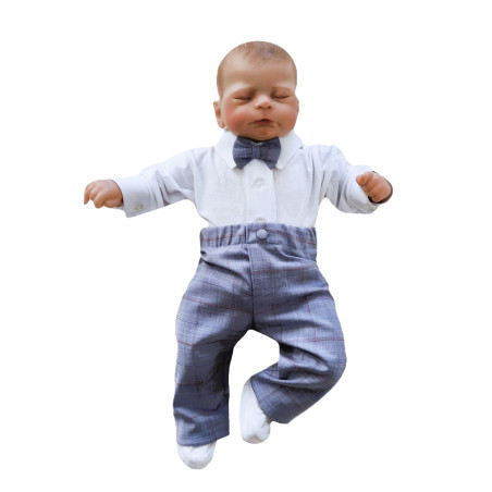 GAJI / Oblek/súprava fešák - sv.modrá