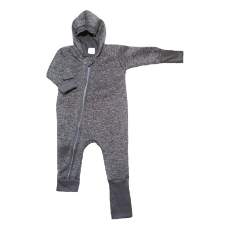 GAJI / Overal rastúci úplet - tm.sivá