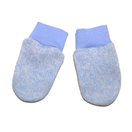 GAJI / Rukavičky úplet - modrá