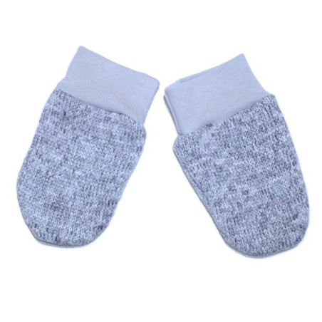 GAJI / Rukavičky úplet - sv.sivá