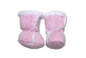 GAJI / Papučky zateplené úplet - ružová