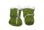 GAJI / Papučky zateplené úplet - zelená